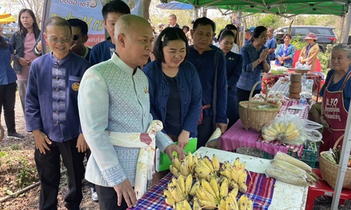 “ครอบครัวปศุสัตว์หนองบัวลำภูร่วมโครงการประชุมสัญจรคณะกรรมการเครือข่ายศูนย์เรียนรู้ เศรษฐกิจพอเพียง ในรูปแบบ "โคก หนอง นา พัฒนาชุมชน"